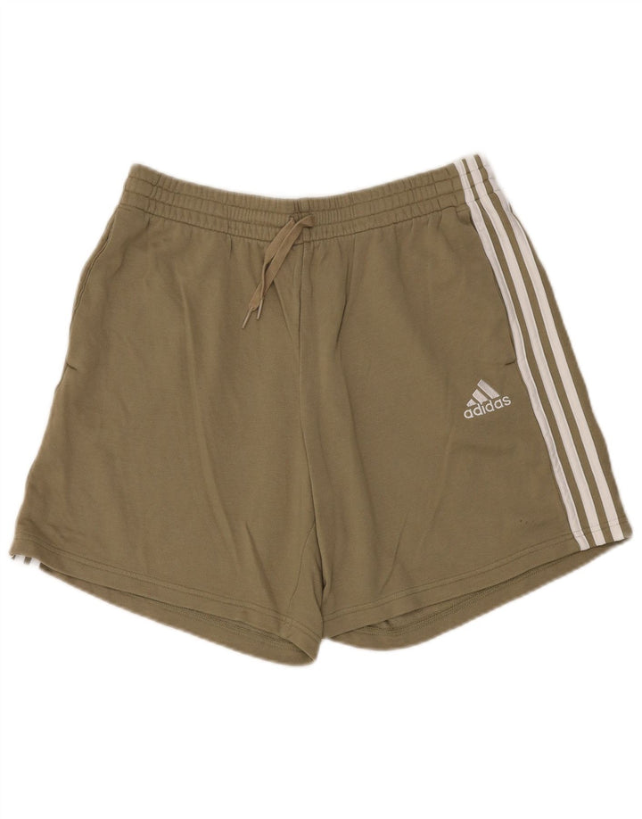 Pantaloni scurți sport adidas pentru bărbați, bumbac kaki mari