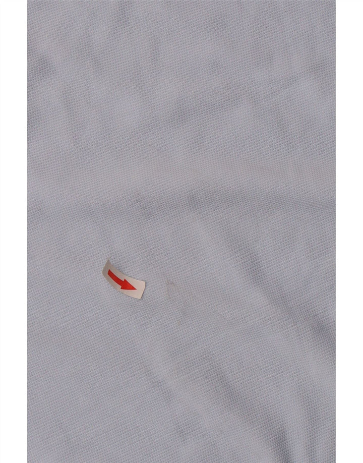 Tricou polo cu mânecă lungă LACOSTE pentru bărbați, mărimea 4, bumbac albastru mediu