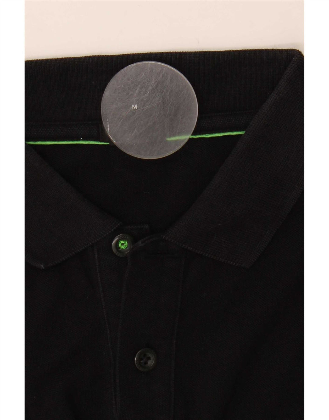 Cămașă polo Hugo Boss pentru bărbați, cu formă regulată, negru mediu