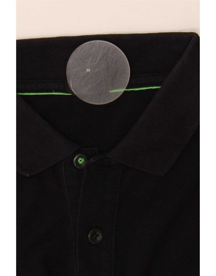 Cămașă polo Hugo Boss pentru bărbați, cu formă regulată, negru mediu