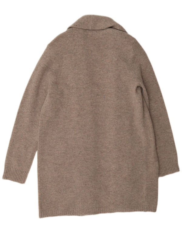 Pulover cardigan cu paragate pentru femei Laura Ashley UK 12 Medium Gri Pete