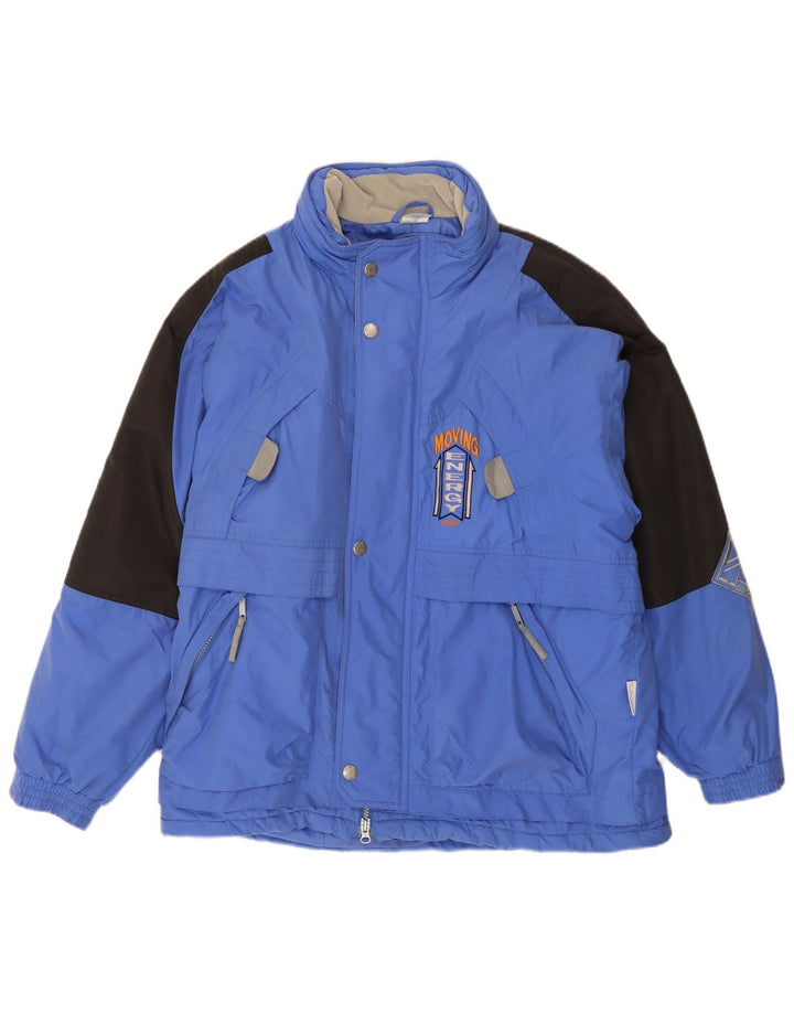 Jachetă de schi pentru bărbați ETIREL UK 40, mare, albastru, nailon color bloc