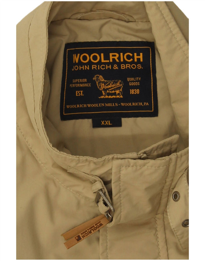 Jachetă militară pentru bărbați Woolrich UK 44 2XL, bej, nailon