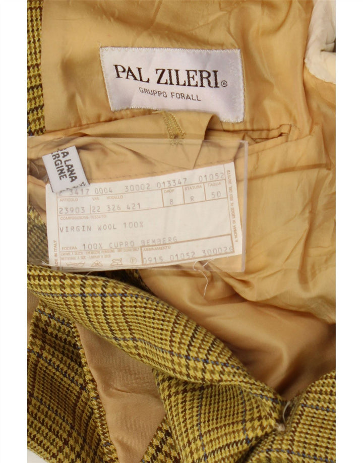 Blazer pentru bărbați Pal Zileri, cu 2 nasturi, IT 50, verde mare, picioare de găină