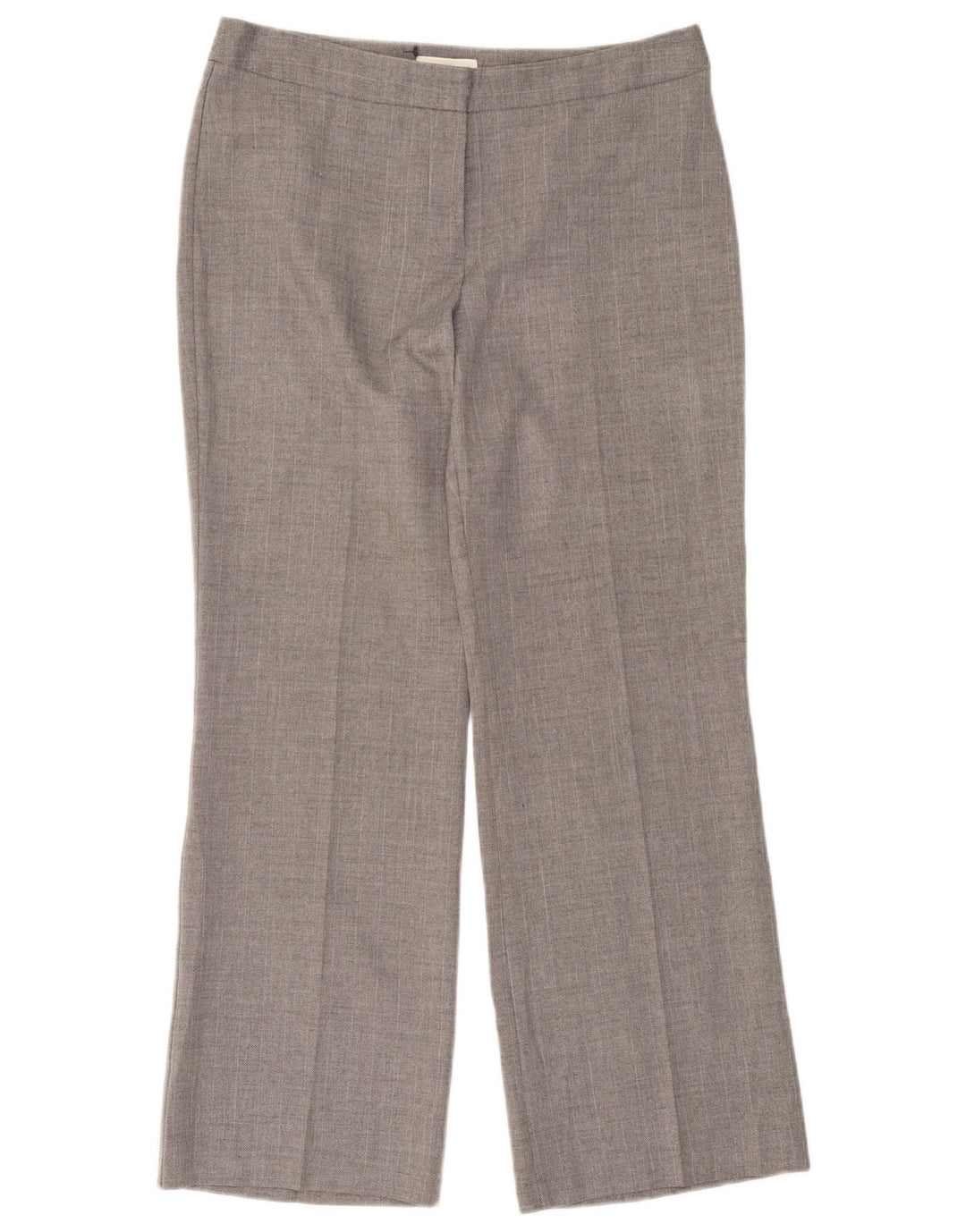 Pantaloni de costum pentru femei Marks & Spencer UK 14 Medium L32 L28 Gri Herringbone