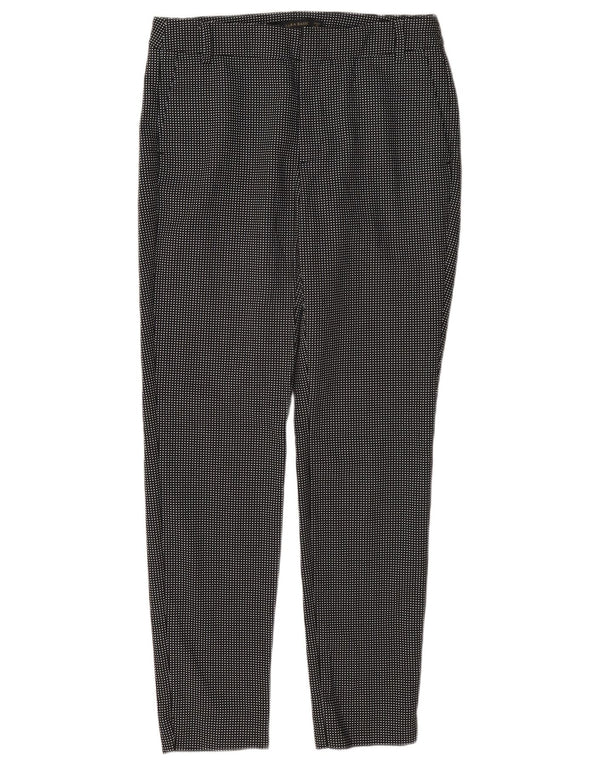 Pantaloni chino subțiri pentru femei Zara EU 34 2XS L24 L27 Poliester cu pete negre