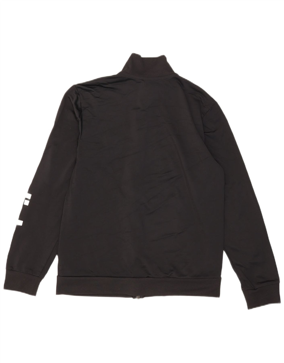 Jachetă de top pentru trening grafic Adidas pentru bărbați Marea Britanie 44/46 Poliester negru mare