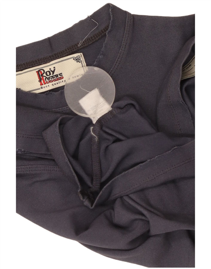 Tricou grafic ROY ROGERS pentru băieți Top 13-14 ani mare, bleumarin, bumbac