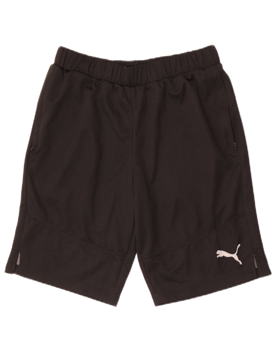Pantaloni scurți sport Puma pentru bărbați, poliester mediu negru