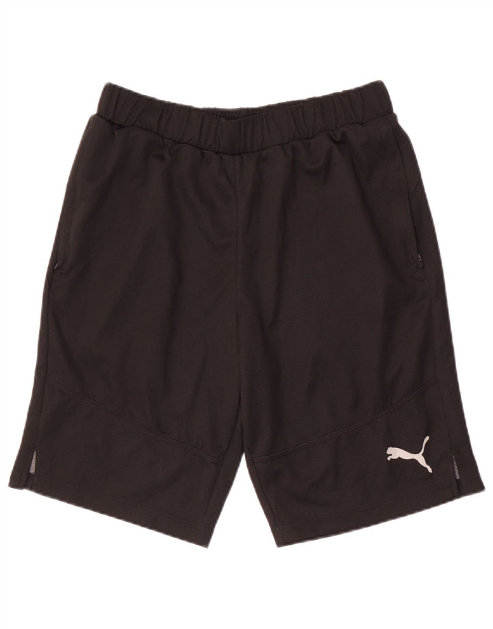 Pantaloni scurți sport Puma pentru bărbați, poliester mediu negru