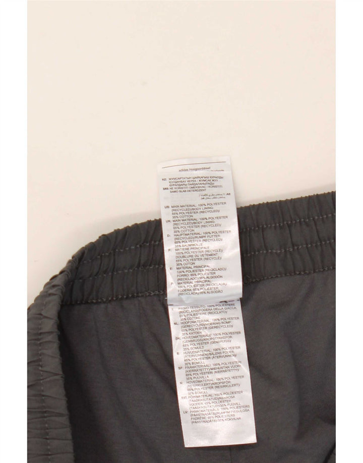 Pantaloni de trening Adidas pentru bărbați Joggeri mari, gri, poliester