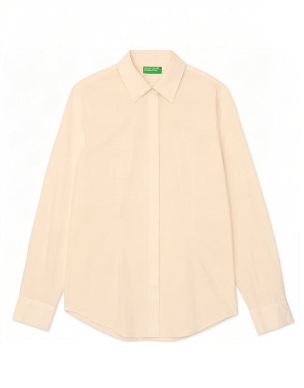 Cămașă Benetton pentru femei UK 12 Medium White