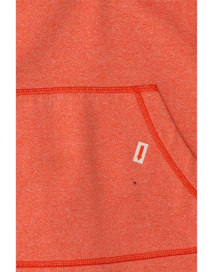 The NORTH FACE Pulover cu glugă cu grafic pentru femei UK 14 Poliester portocaliu mare