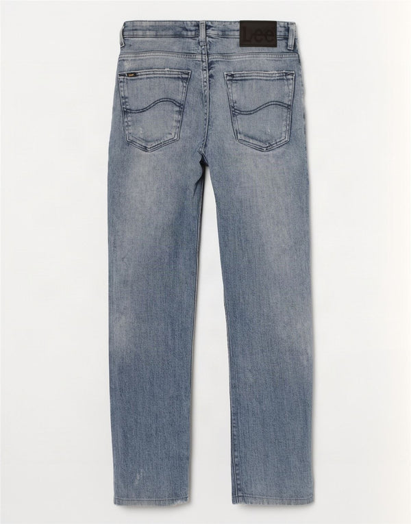 Blugi Lee Bărbați Knox Distressed Straight W29 L30 Bumbac albastru