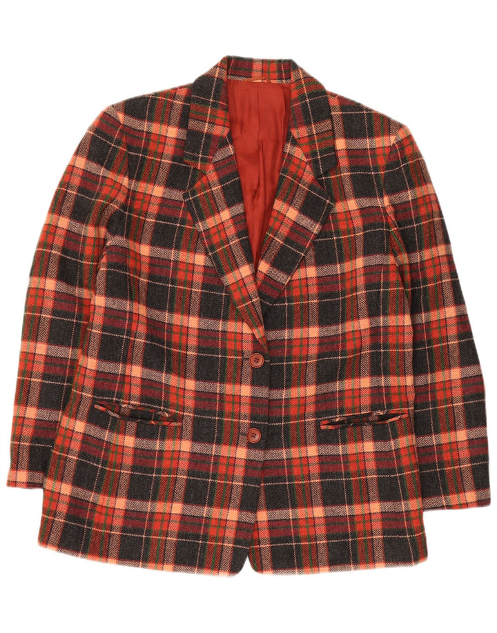 Jachetă pentru femei VINTAGE cu 2 nasturi IT 47, mare, multicoloră