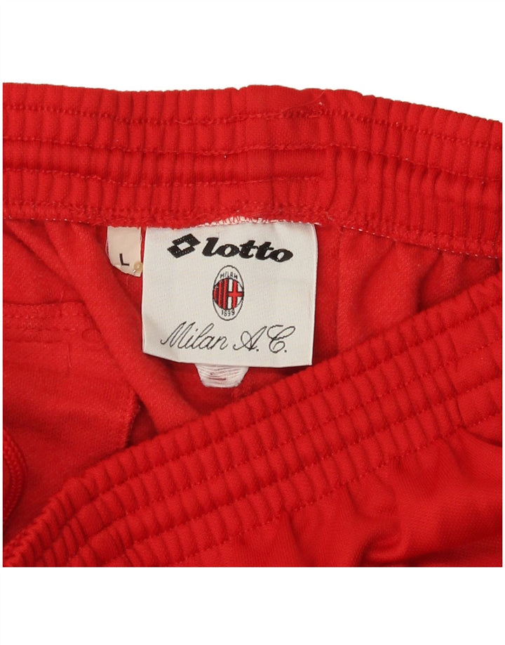 Pantaloni de trening grafic pentru femei LOTTO Joggeri UK 16 Poliester roșu mare