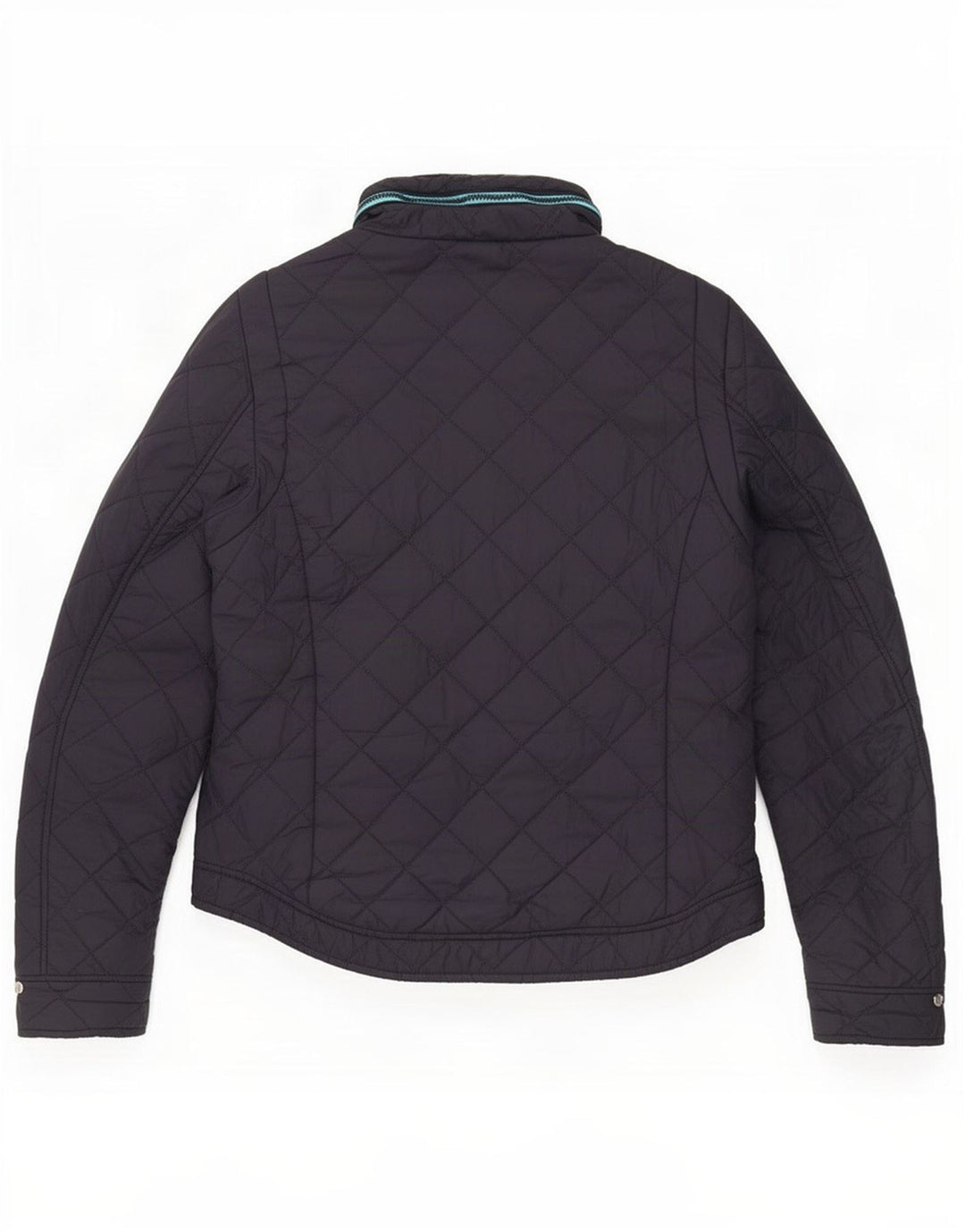 Jachetă matlasată cu glugă Superdry pentru bărbați Marea Britanie 38, nailon mediu albastru bleumarin