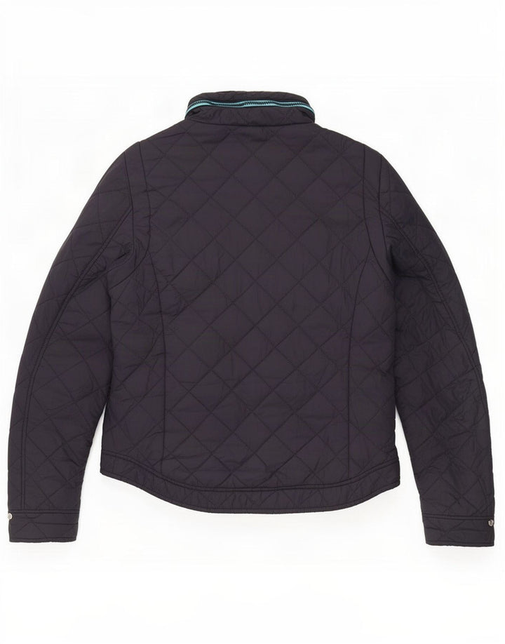 Jachetă matlasată cu glugă Superdry pentru bărbați Marea Britanie 38, nailon mediu albastru bleumarin