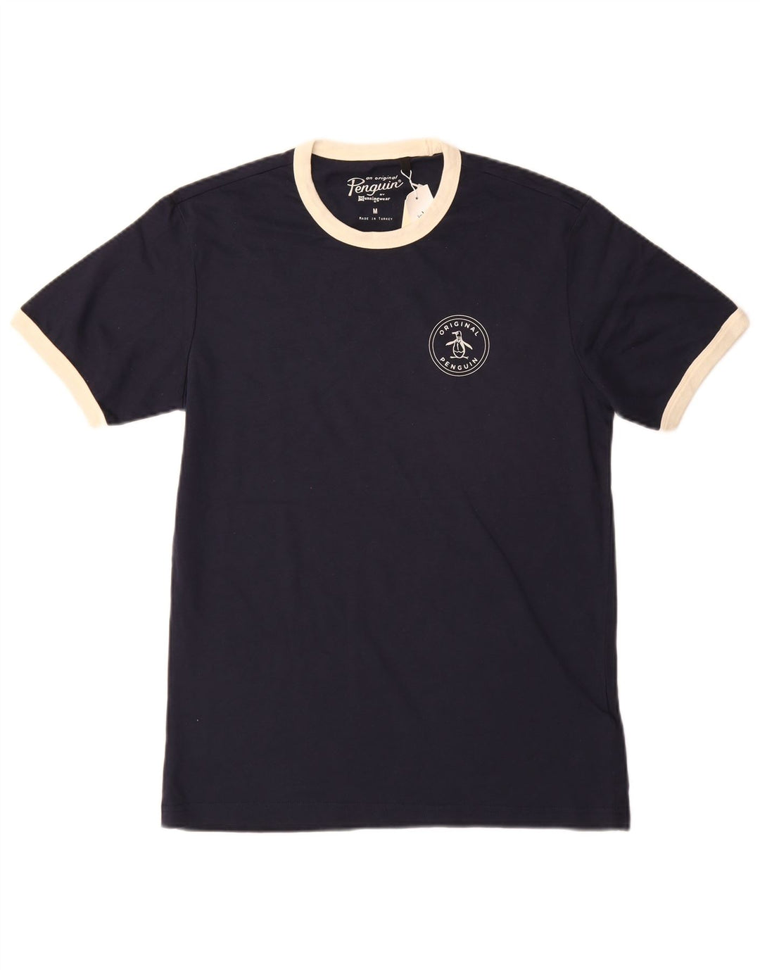 Tricou pentru bărbați Penguin Top Mediu Bleumarin Bumbac