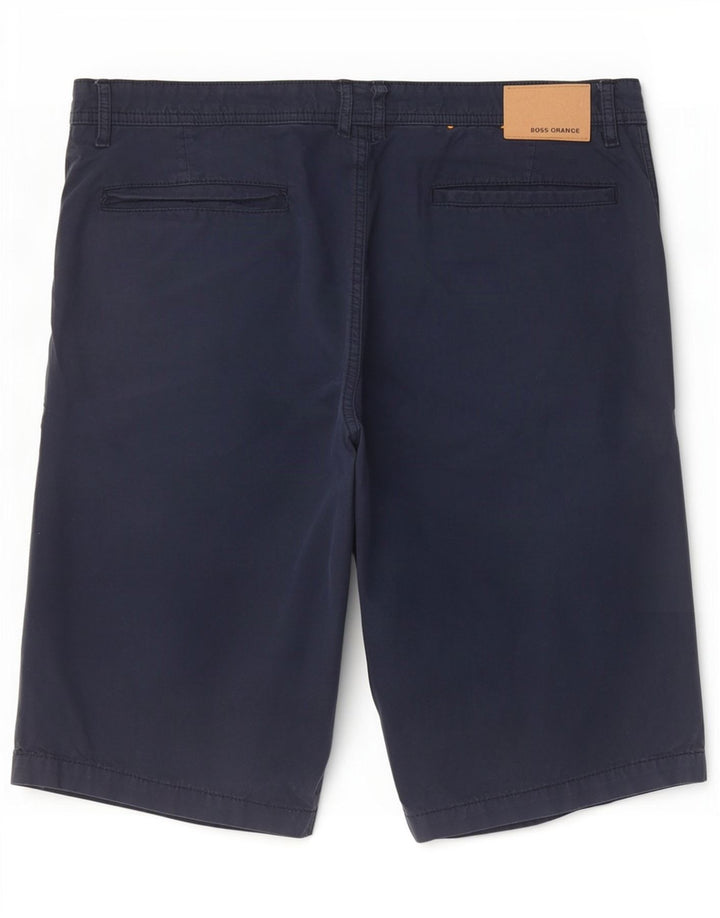 Pantaloni scurți chino pentru bărbați Hugo Boss W36, mari, albastru, bumbac