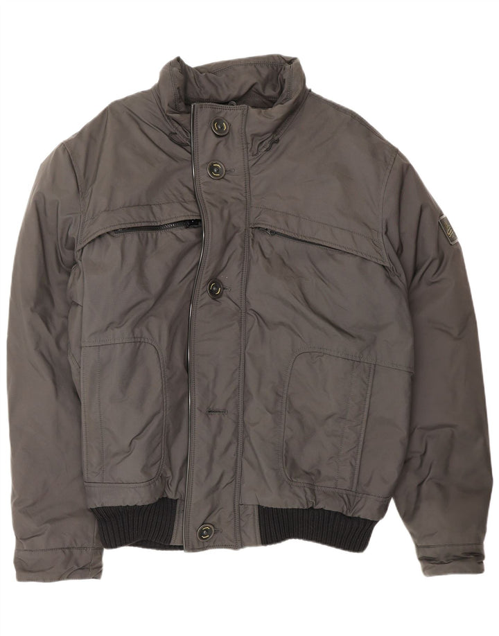 Jachetă Bomber pentru bărbați Refrigiwear UK 44 2XL Gri din nailon color bloc