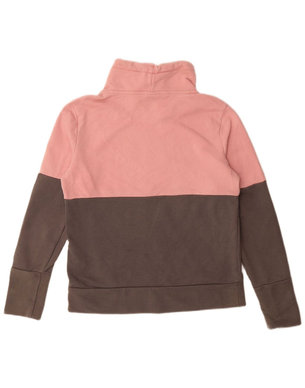 Pulover cu grafic pentru femei Puma, UK 14, bumbac color bloc de culoare roz mediu