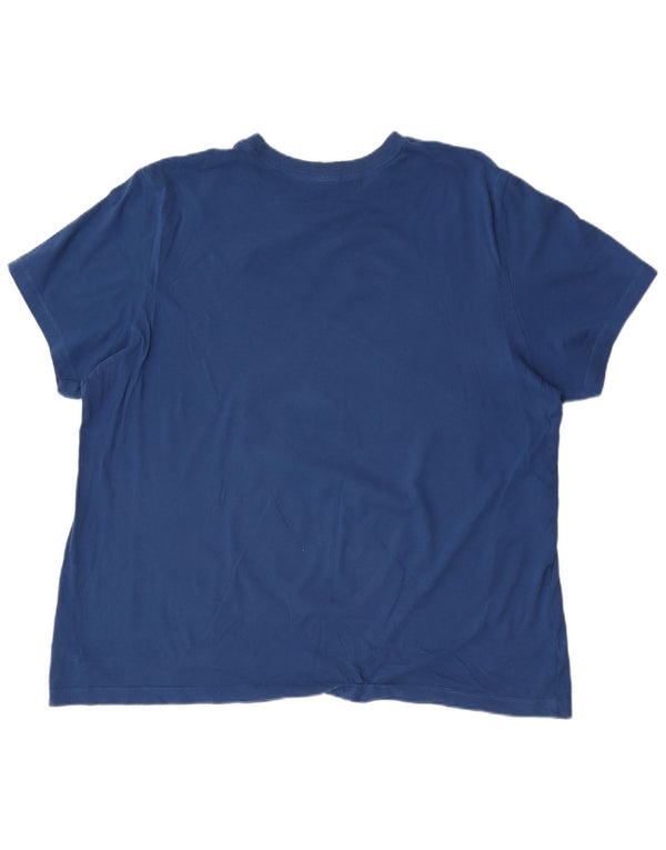 Tricou grafic pentru bărbați Nike Top 2XL, bumbac albastru