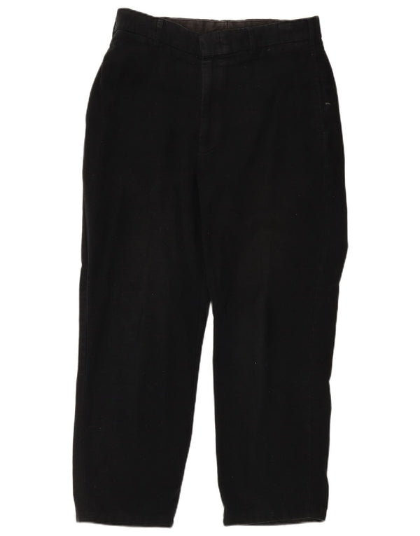 Pantaloni chino drepți vintage pentru bărbați L34 L26 bumbac negru