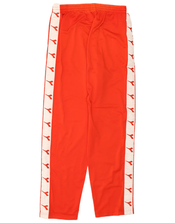 DIADORA Pantaloni de trening grafic pentru bărbați UK 40 Medium Red Colorblock