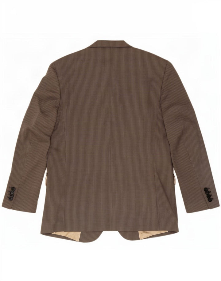 Massimo Dutti Jachetă pentru bărbați cu 2 nasturi EU 54 XL Lână cu dungi gri