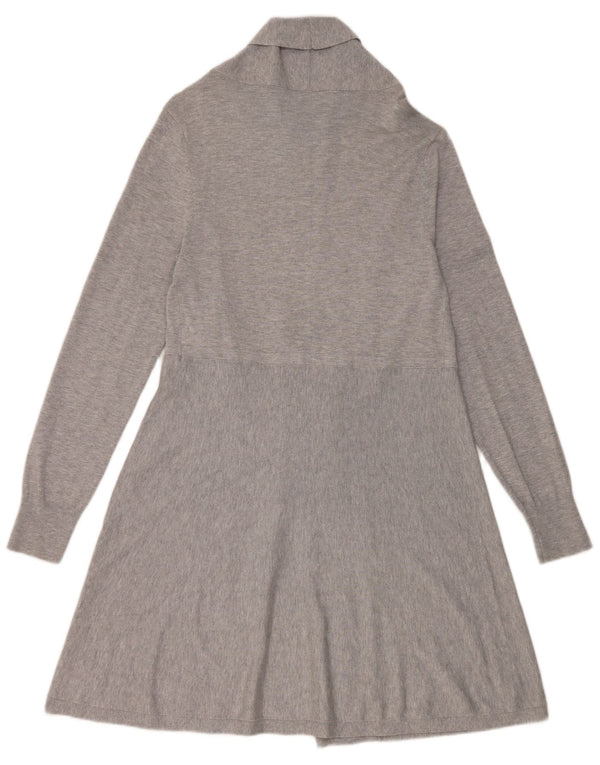 Pulover cardigan deschis pentru femei Phase Eight UK 14 Medium Gri Viscose