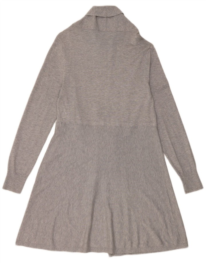 Pulover cardigan deschis pentru femei Phase Eight UK 14 Medium Gri Viscose