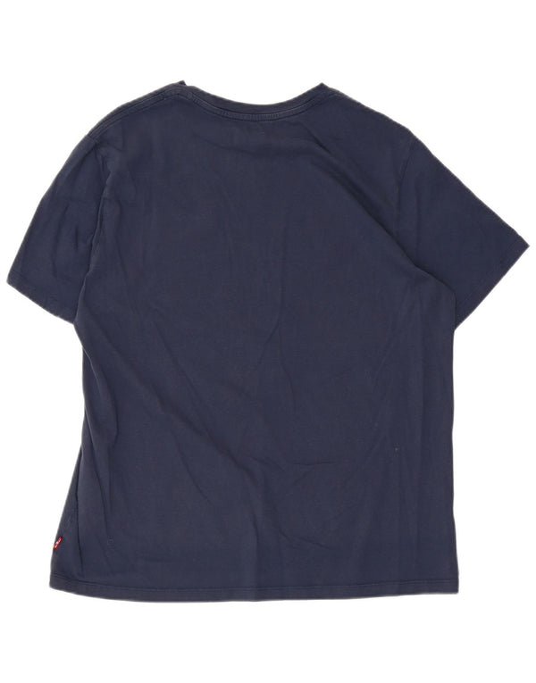 Tricou cu grafic Levi's pentru femei Top UK 16 mare bumbac bleumarin