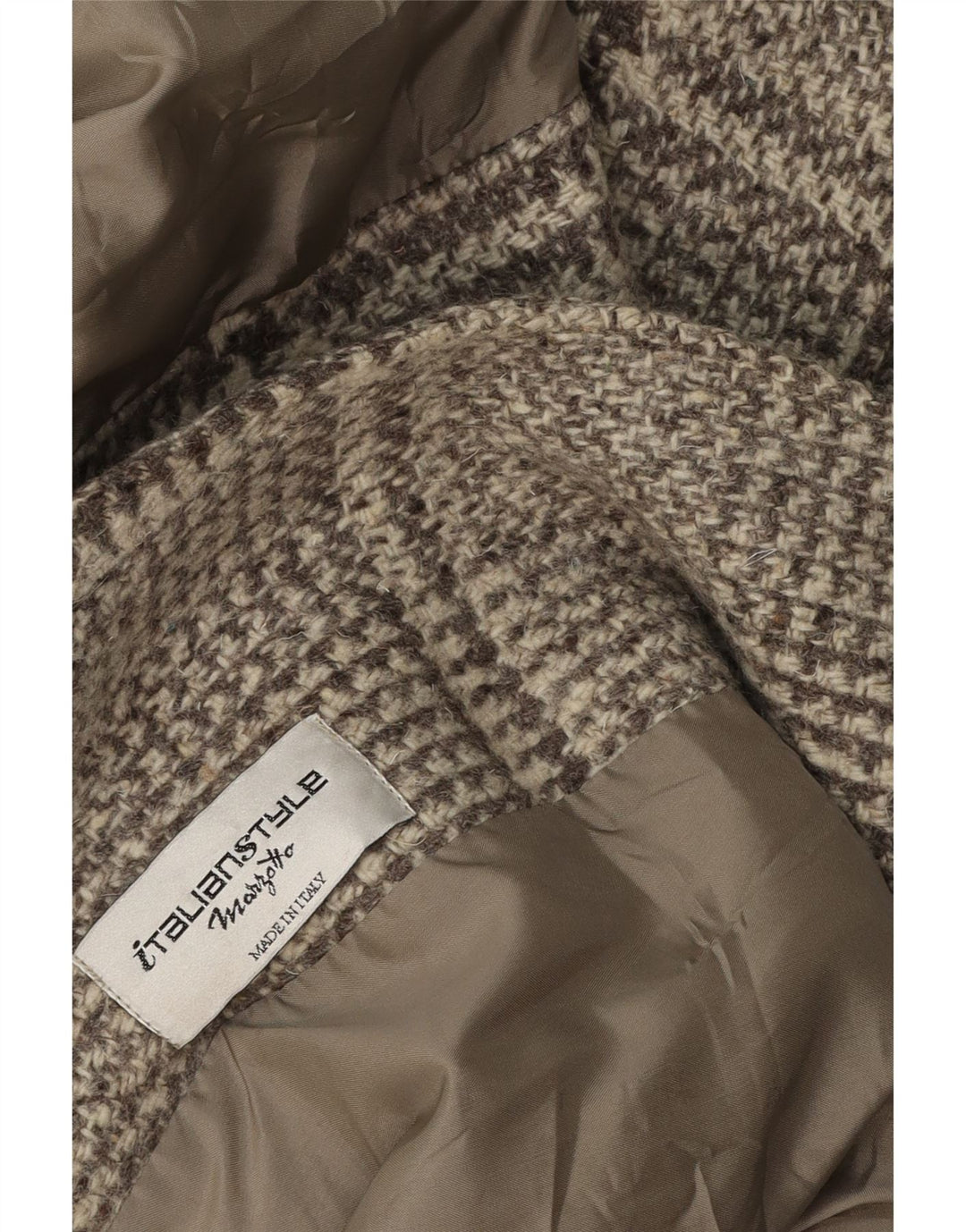 Pardesiu supradimensionat vintage pentru femei UK 16, mare, gri cu carouri