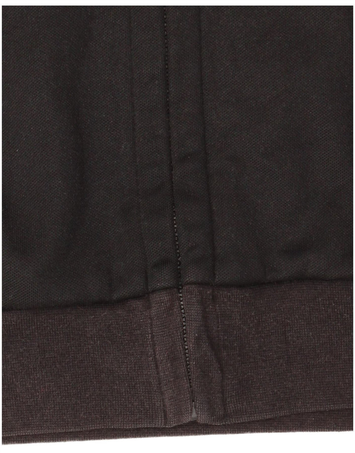 Jachetă de trening pentru bărbați Adidas, bumbac mediu negru