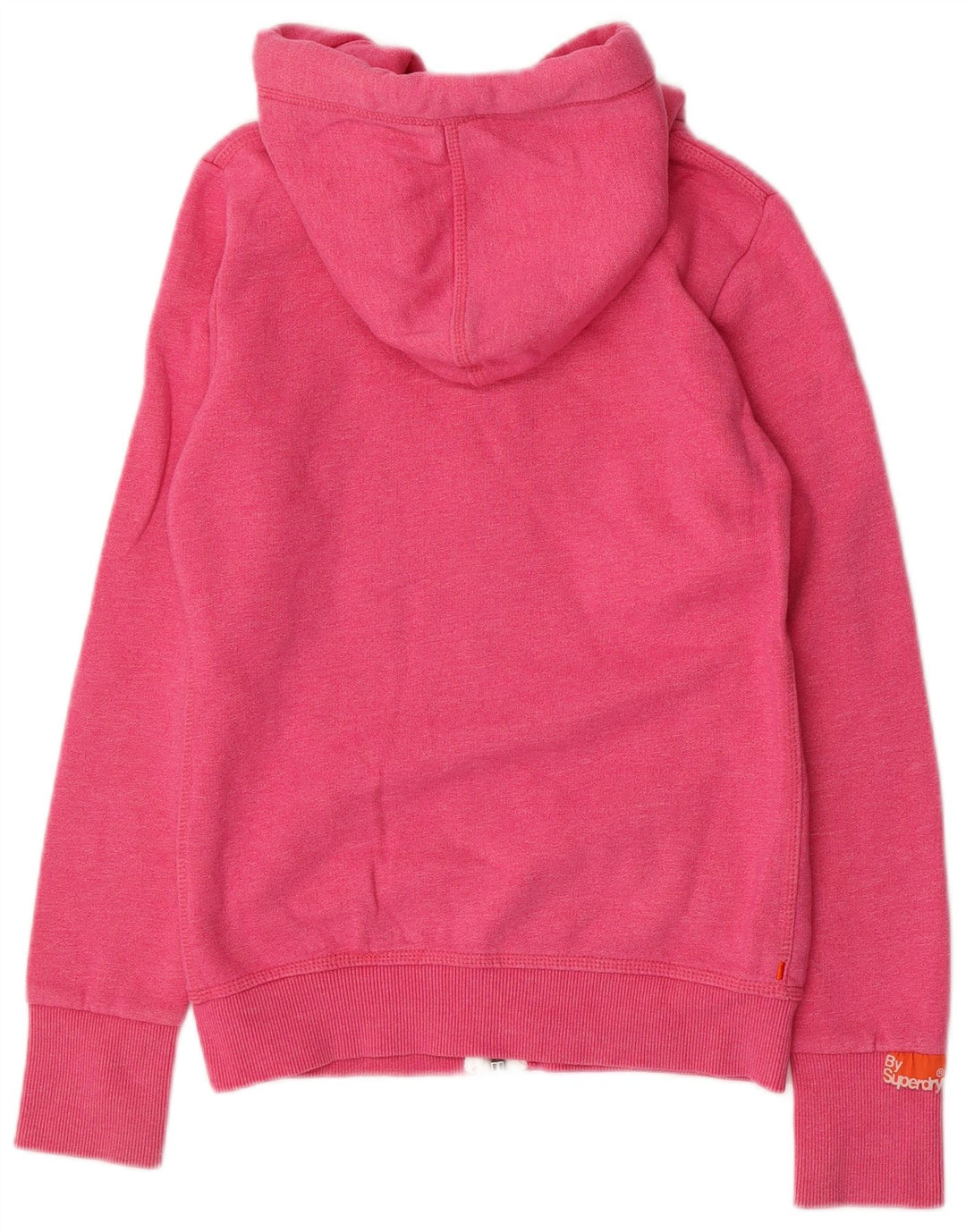SUPERDRY Pulover pentru femei Orange Label Loose Fit Zip Hoodie UK 6 XS Roz
