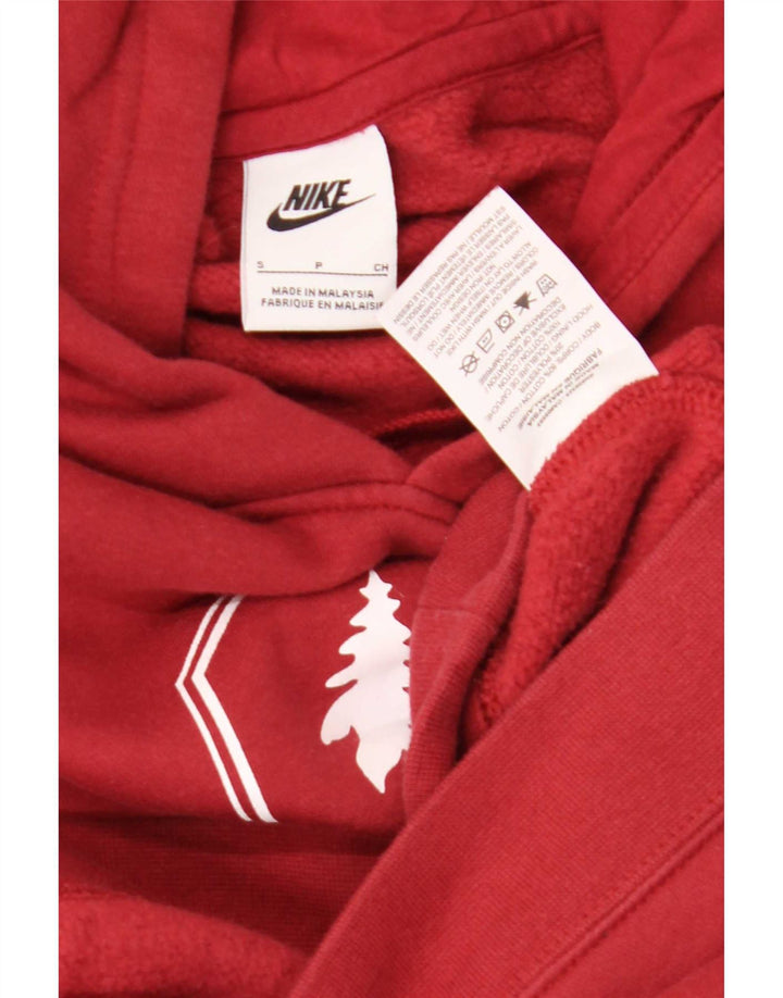 Pulover Nike Grafic pentru bărbați, bumbac mic, roșu