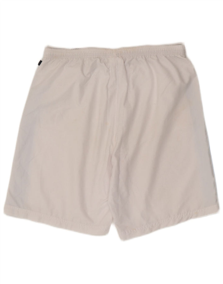 Pantaloni scurți sport Asics pentru bărbați, mari, alb, din poliester