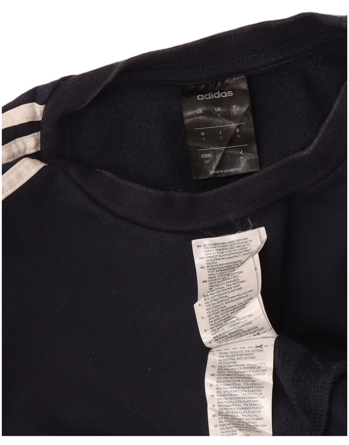 Hanorac pentru bărbați Adidas Jumper mic, bleumarin, bumbac