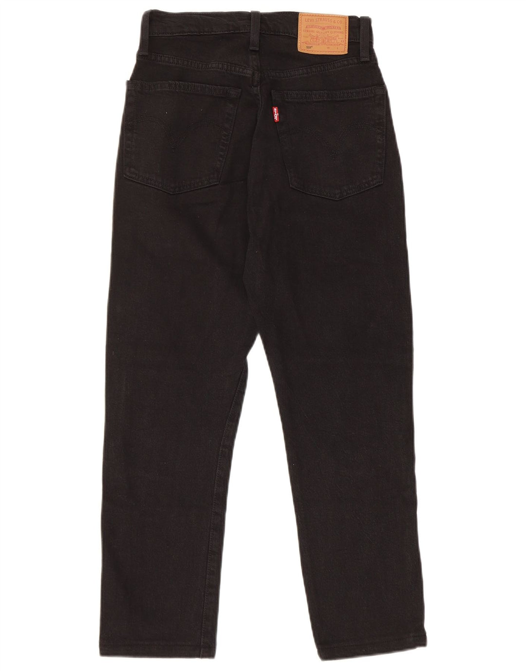 Blugi drepti 501 pentru femei Levi's W24 L24 negri