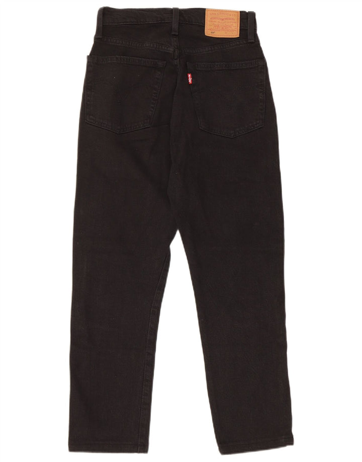 Blugi drepti 501 pentru femei Levi's W24 L24 negri