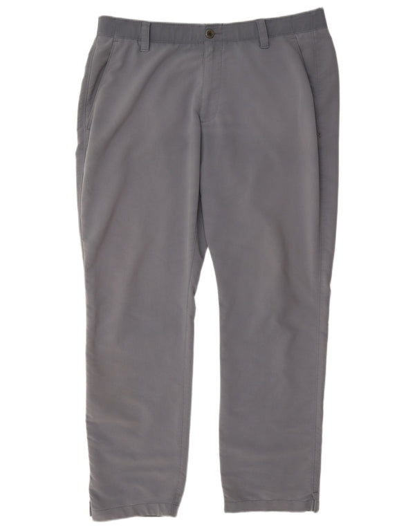 Pantaloni chino drepti pentru bărbați Under Armour W38 L32 gri