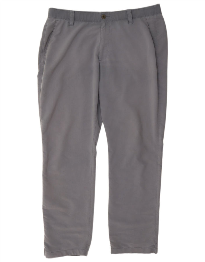 Pantaloni chino drepti pentru bărbați Under Armour W38 L32 gri