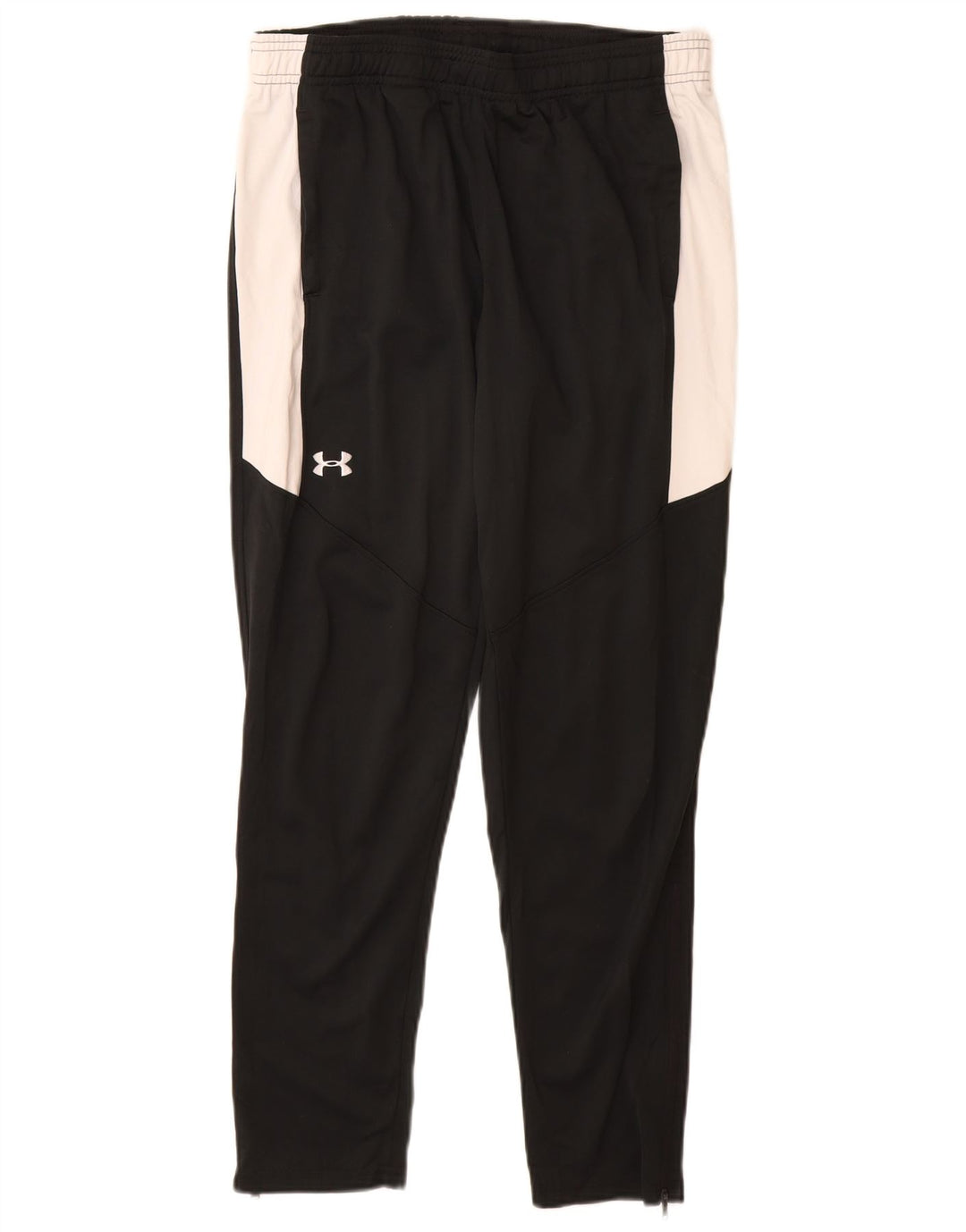 Pantaloni de trening Under Armour pentru băieți 9-10 ani, mediu negru, color block