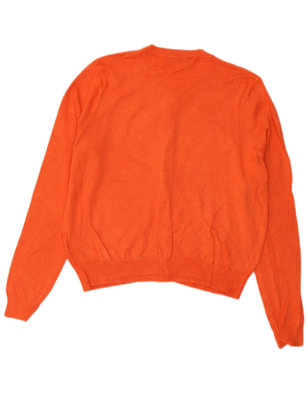 Pulover pentru femei Marks & Spencer Crop Cardigan UK 14 Medium Orange Viscose