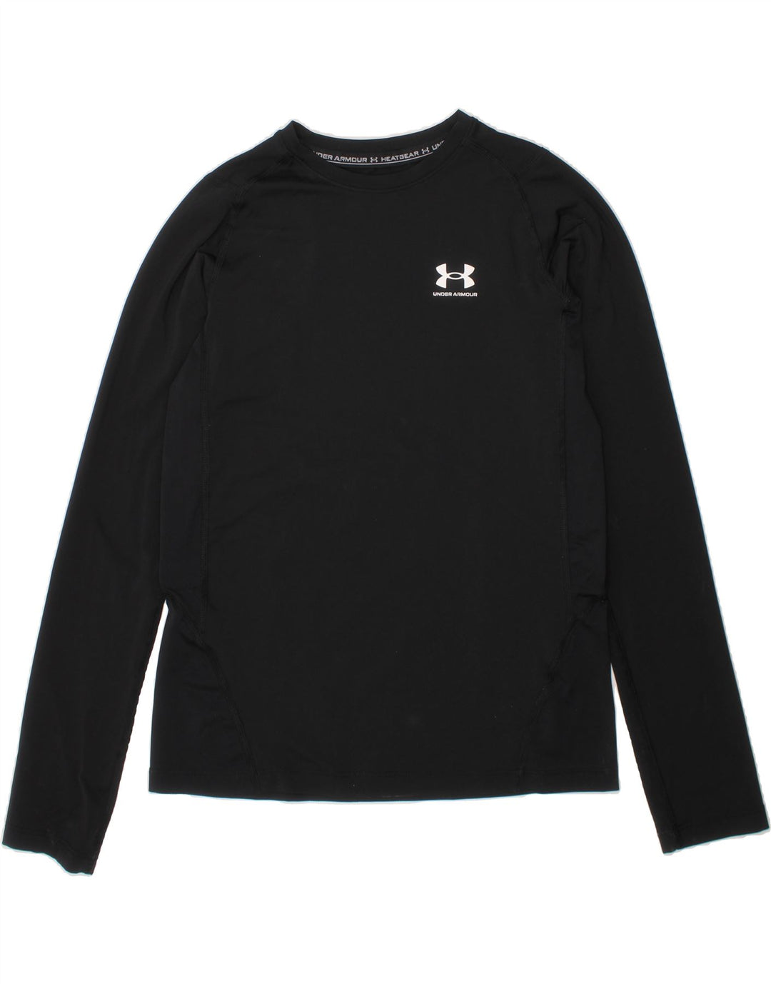 UNDER ARMOUR Boys Top Long Sleeve 11-12 Years Large Black Vintage Under Armour and Second-Hand Under Armour from Messina Hembry 