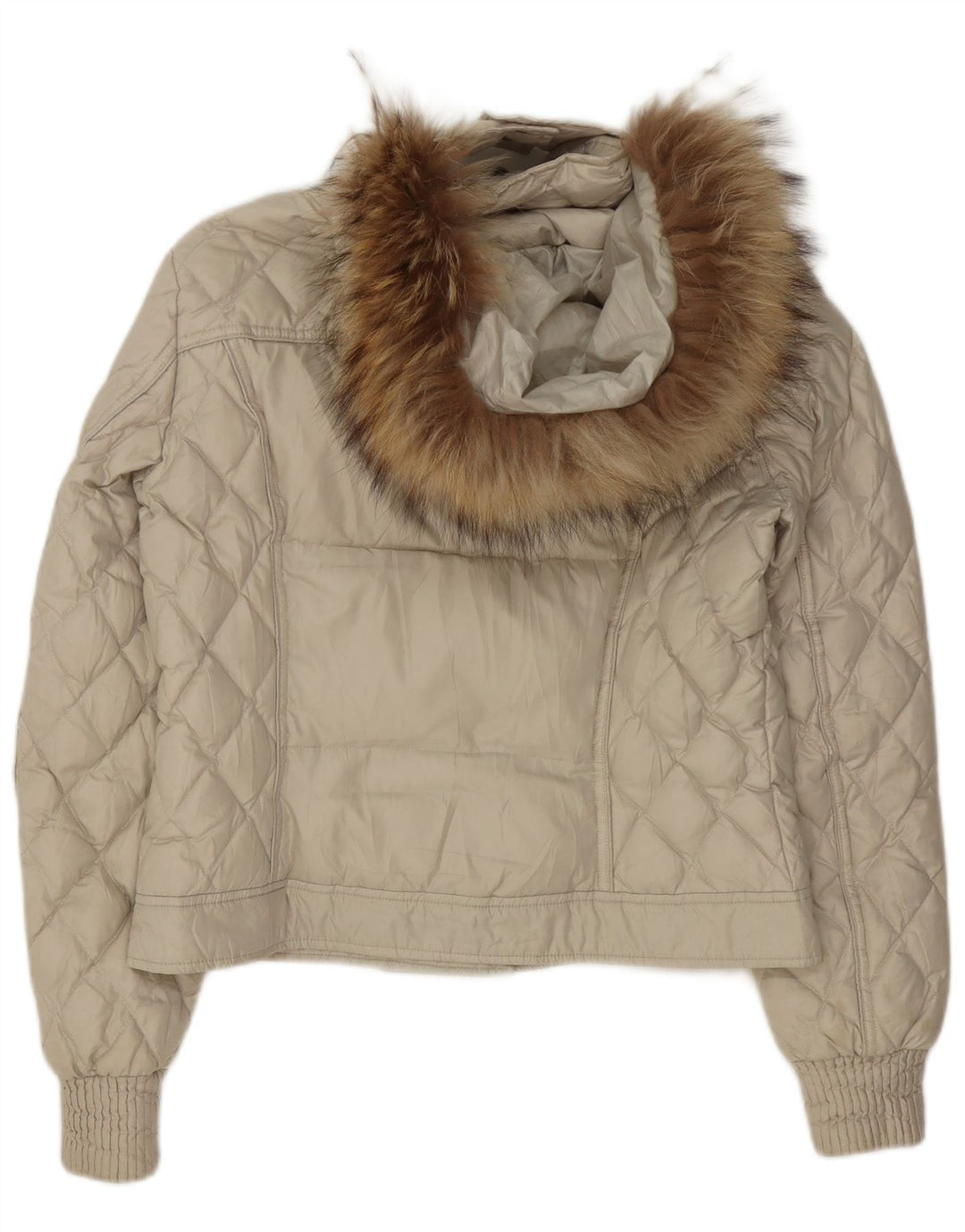 Jachetă căptușită cu glugă pentru femei Marlboro Classics IT 44 Poliester verde mediu