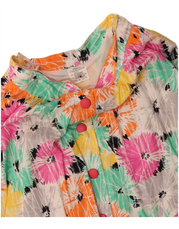 Fustă A-Line Vintage Femei EU 40 Medium W30 Bumbac Floral Multicolor