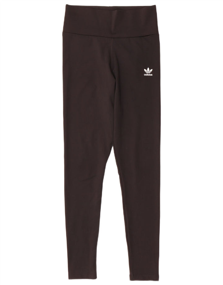 Leggings pentru femei Adidas UK 10 Poliester negru mic