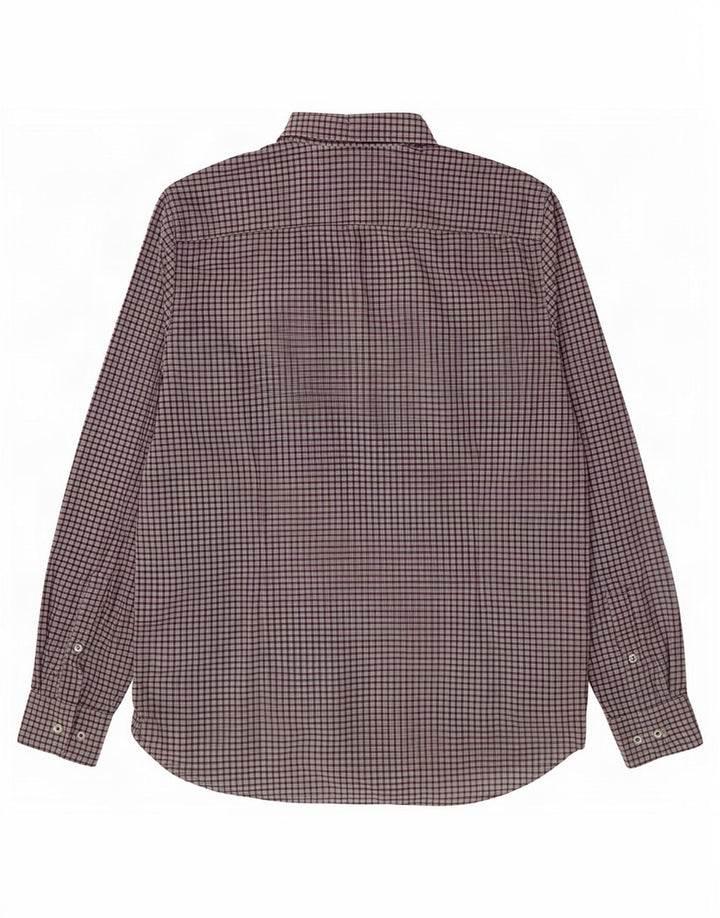 Cămașă pentru bărbați Tommy Hilfiger Slim Fit XL, bumbac cu carouri gri